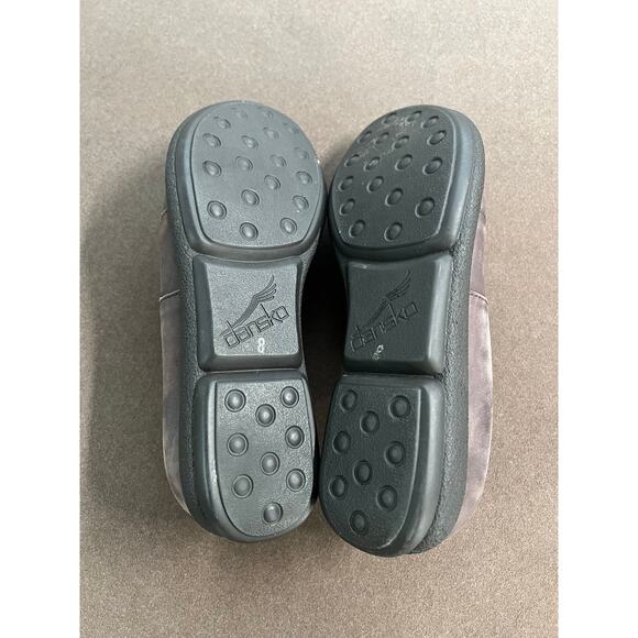 Dansko Glenna Brown Nubuck "Distressed Look" Clogs Women's Size EU 38 US 7.5-8 - Picture 9 of 9